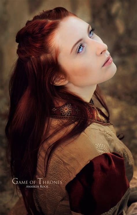 Blue Eyed Celtic Lass Looking The Sky Red Hair Female Character Inspiration Redheads