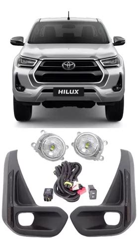 Neblineros Led Toyota Hilux 2021 2023 Kit Completo Cuotas sin interés