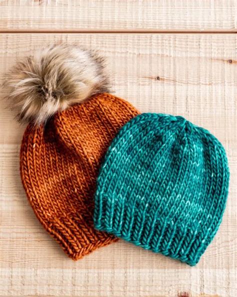 27 Free And Easy Knit Hat Patterns Sarah Maker