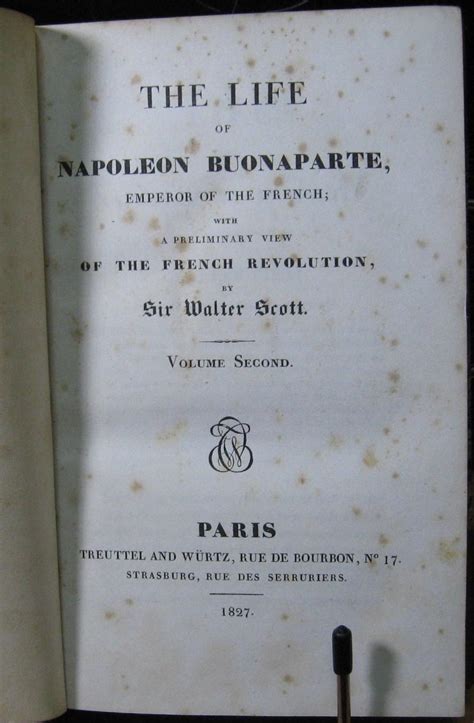The Life Of Napoleon Buonaparte Emperor Of The French Volume Par