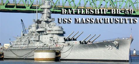 Battleship Uss Massachusetts Bb 59 At Battleship Cove Naval Museum