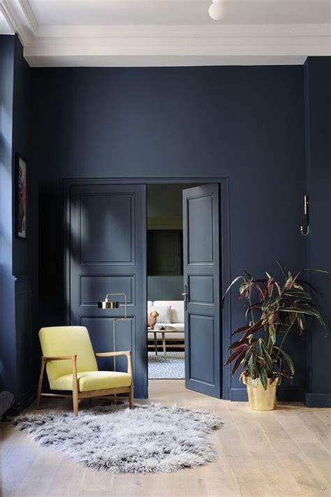 Bubby And Bean Living Creatively Paint Love Dark Blue Walls