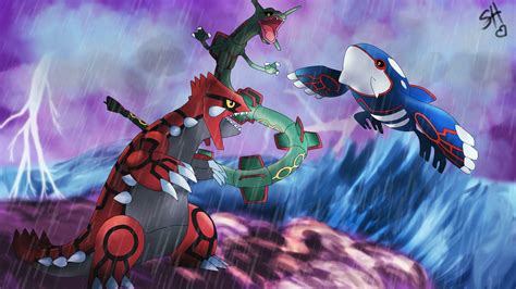 Kyogre And Groudon