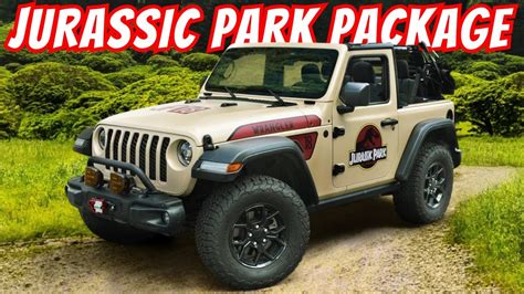 Jurassic Park Package For Jeep Wrangler Jl And Gladiator Youtube