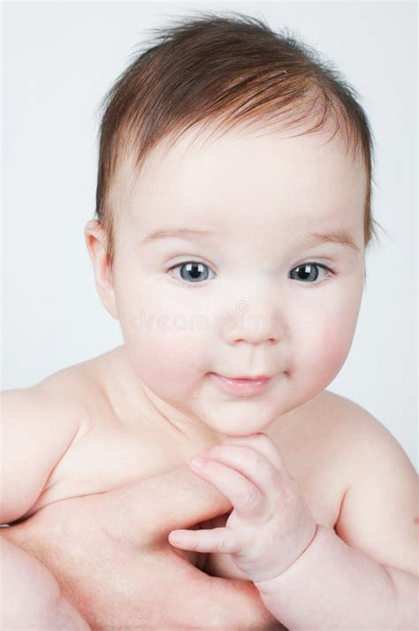 Baby Portrait Close Up Stock Photo Image Of Eyes Childhood 28025390