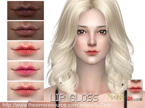 The Sims Resource S Club Wm Thesims4 Lipstick 26