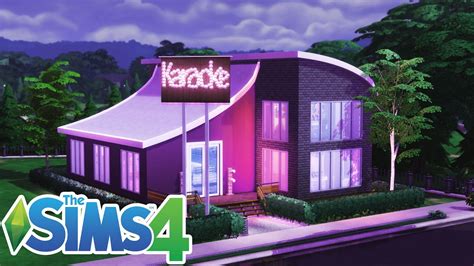 23 Speed Build Bar Karaoke W Newcrest The Sims 4 Youtube