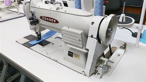 USED Sewing Machines: CONSEW 339RB-3 Double Needle Walking Foot Sewing ...