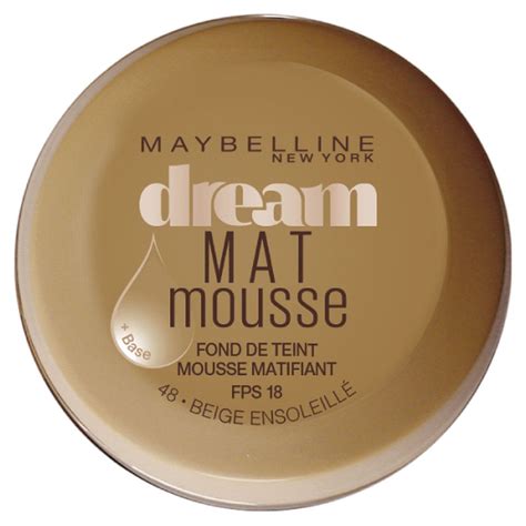 GEMEY MAYBELLINE Dream Mat Mousse Fond De Teint Mousse 48 Beige
