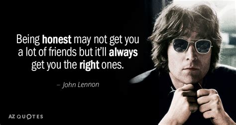 John Lennon Being Honest Quote Oona Torrie