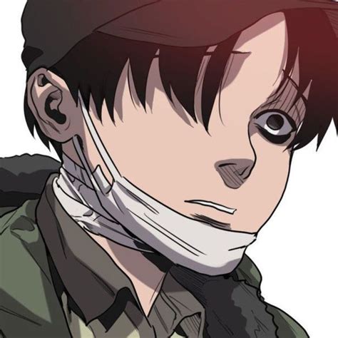 An Anime Character With Black Hair And A Bandanna Around His Neck Is