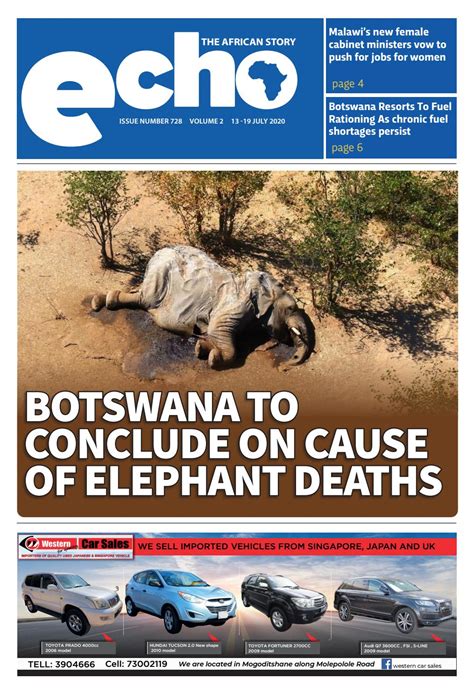 Echo Newspaper Botswana By Echo Newspaper Issuu