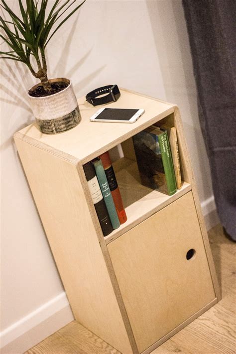 Great prices on tiny cabinet. HOLT Bedside Table made with birch plywood (With images ...