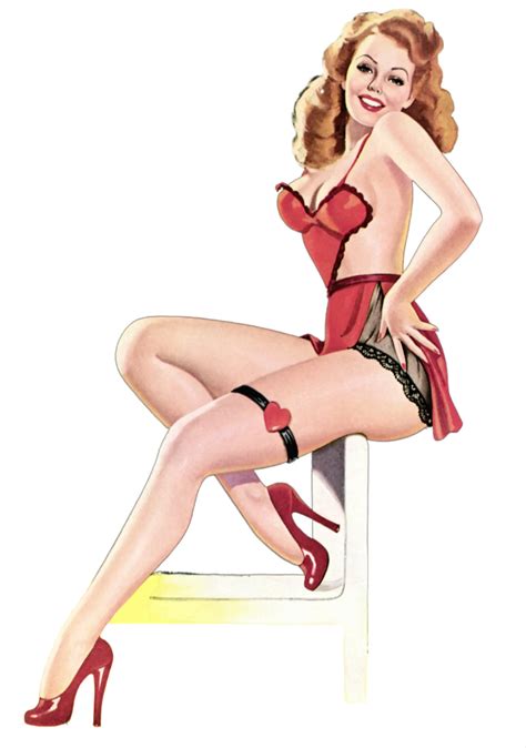 Buy Sexy Red Lingerie Pin Up Girl Pop Map Poster Classic Vintage Retro Kraft