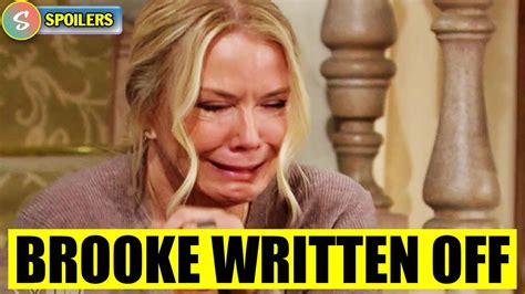 Brooke Logan Will Be Written Off The Show This Month Bold And The