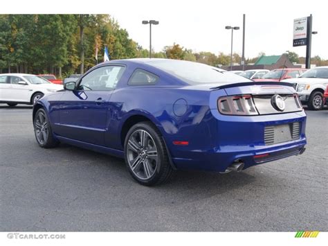 Deep Impact Blue Metallic 2013 Ford Mustang V6 Coupe Exterior Photo