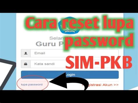 Cara Reset Lupa Password Sim Pkb Dengan Cepat Youtube