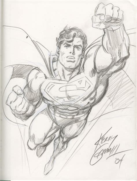 Superman By Kerry Gammill In Paul Greers Convention Sketches And