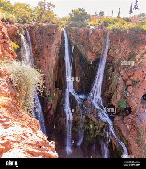 Ouzoud Waterfalls Near Marrakech In High Atlas Morocco North Africa