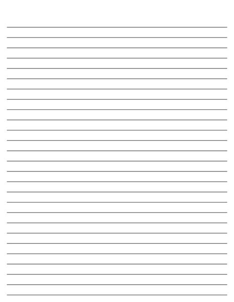 Lined Paper For Kids 101 Printable Lined Paper Printable