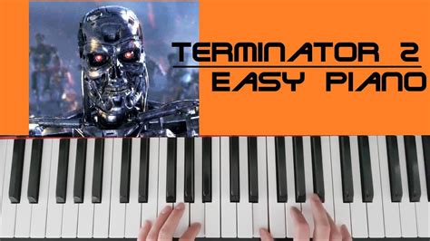 How To Play Terminator 2 Theme Piano Youtube