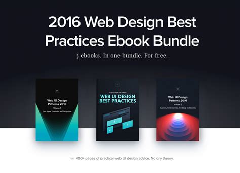 3 Free E Books 2016 Web Design Best Practices Bundle