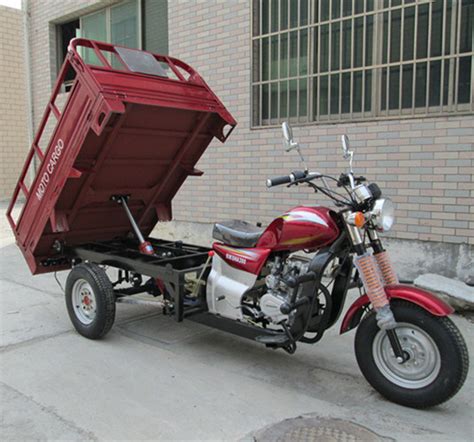 300cc Auto Hydraulic Lifting Gas Three Wheel Cargo Motorcycle China