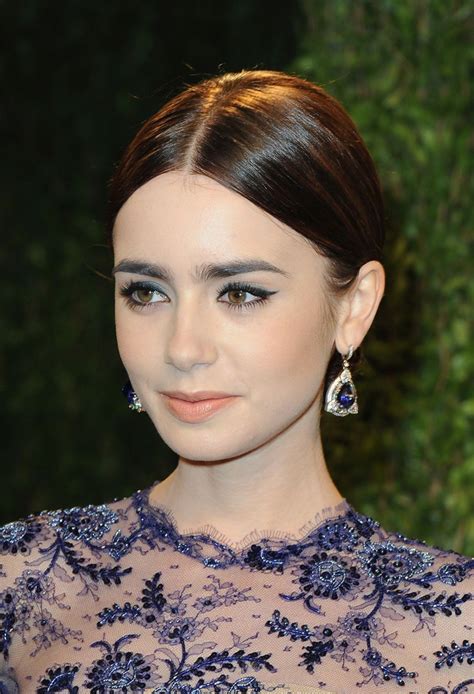 Lily Collins Beauty Looks Nylon