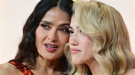 Salma Hayek And Daughter Wore Valentina Coordinating Oscars Looks