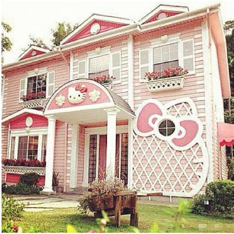 Hellokitty House Prettybadass Hello Kitty Rosa Hello Kitty Haus