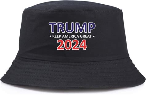 Unisex Donald Trump 2024 Bucket Hats Save America Again Baseball Caps Usa Flag Embroidery Maga