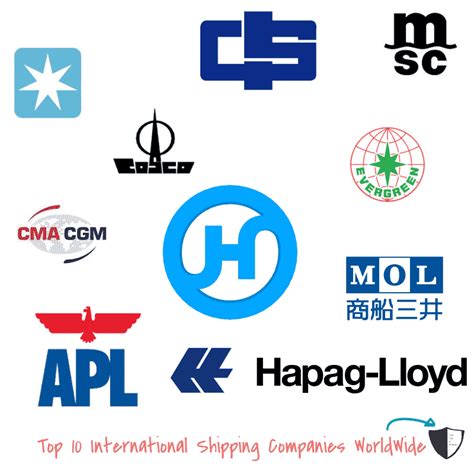 Top 10 International Shipping Companies in World | Top 10 Brands