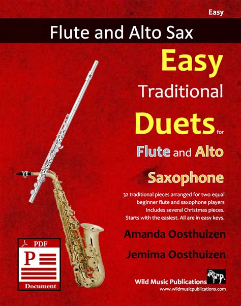 Easy Traditional Duets For Flute And Alto Saxophone Download