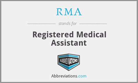 What Is The Abbreviation For Registered Medical Assistant
