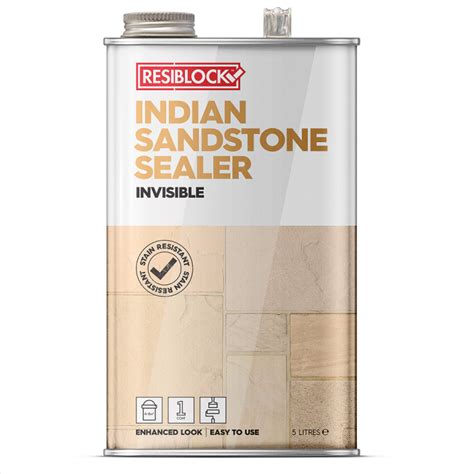 Resiblock Indian Sandstone Invisible Sealer 5 Litre RBINDINV5