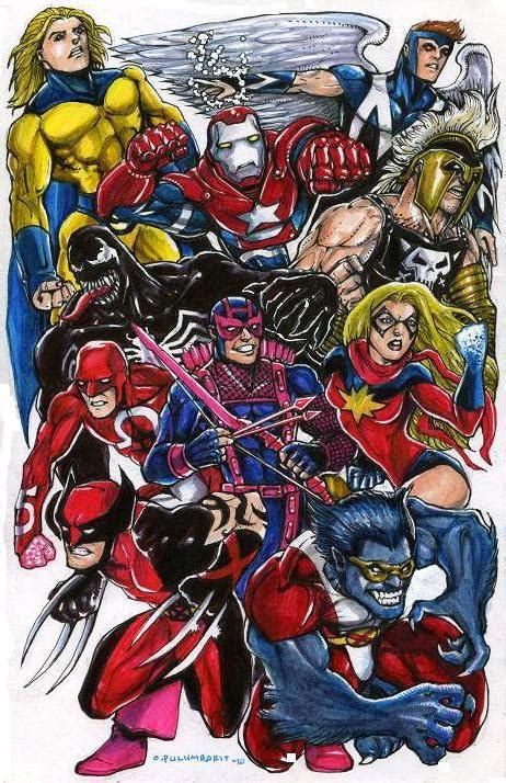Dark Avengers Dark X Men By Olybear On Deviantart