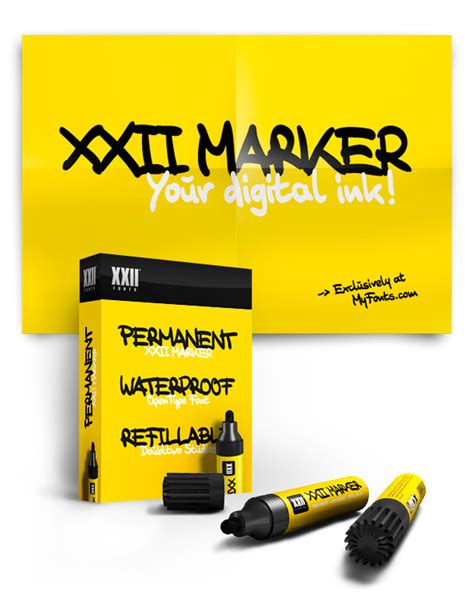 All rights to the fonts posted on the site belong to their respective owners. XXII Marker - Font on Pantone Canvas Gallery