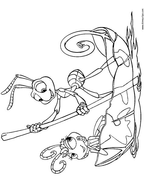 A bug's life coloring pages (3). A Bug's Life Coloring Pages | Disney Coloring Book