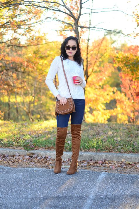 brown over the knee boots simplychristianne