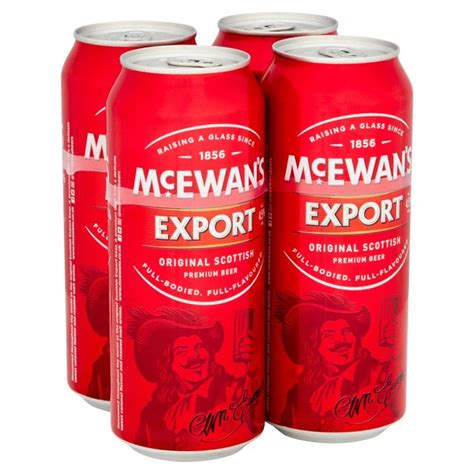 Morrisons Mcewans Export Original Scottish Export Ale Cans 4 X 500ml