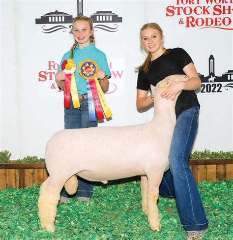 Student Exhibits Lamb At Fort Worth Show Lampasas Dispatch Record