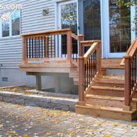 Back Door Off Kitchen Patio Stairs Diy Stairs Outdoor Deck Designs