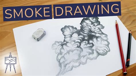 How To Draw Smoke With A Pencil Easy To Follow Workflow Youtube
