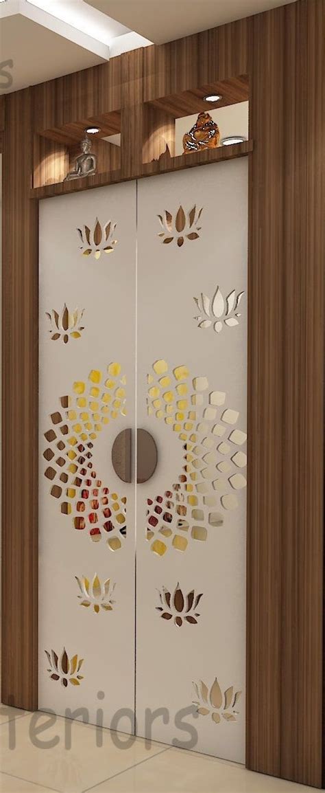 Modern Pooja Room Glass Door Design Images Glass Door Ideas