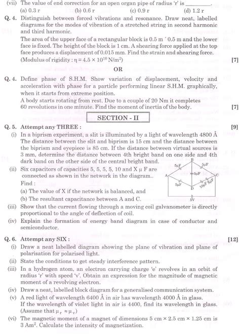 PHYSICS OCTOBER 2014 HSC MAHARASHTRA BOARD QUESTION PAPER HSC