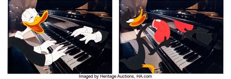 Who Framed Roger Rabbit Daffy Duck And Donald Duck Production Cels Walt