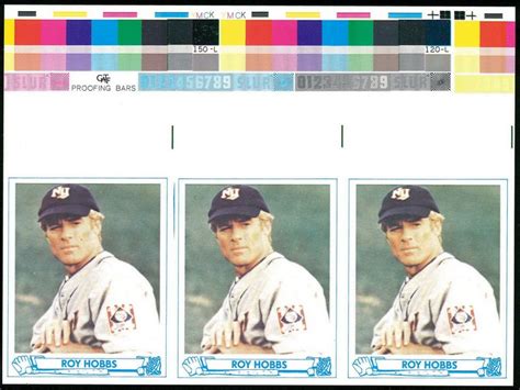 All 25+ 25+ jets 25+ giants 25+ cyclones 25+ pandas 45+ 45+ cardinals 45+ warriors 45+ colts we are still interested in adding players and forming roy hobbs baseball card. Uncut Sheet of (3) Robert Redford "Roy Hobbs" Baseball ...