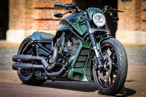Harley Davidson V Rod Green Poison By Thunderbike