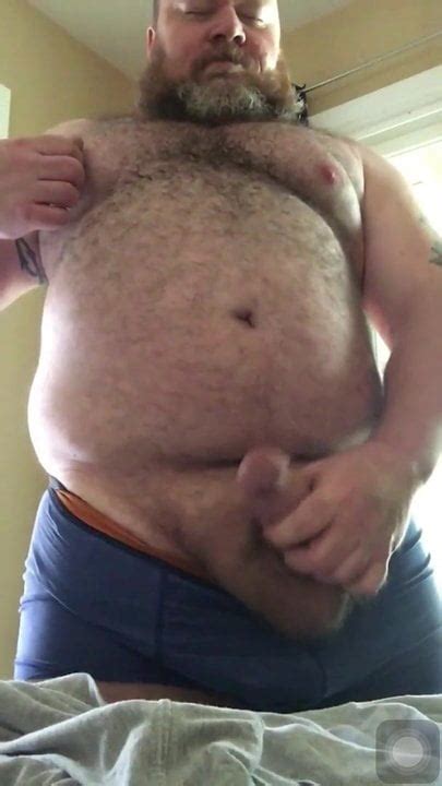 horny stocky daddy bear wank and cum xhamster