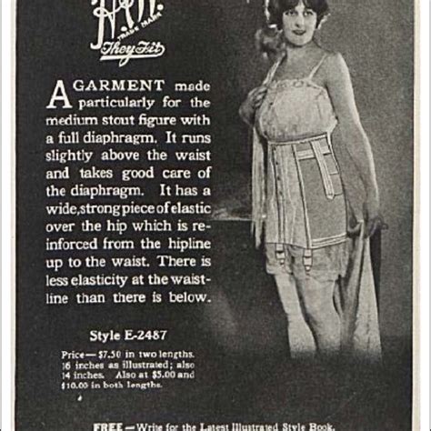 Advertisement For Lane Bryant Company Demonstrating The Stout Can